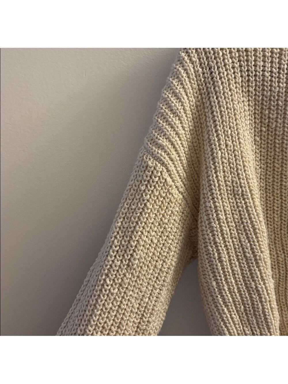 Madewell Textured Cream Cardigan - Picture 5 of 5